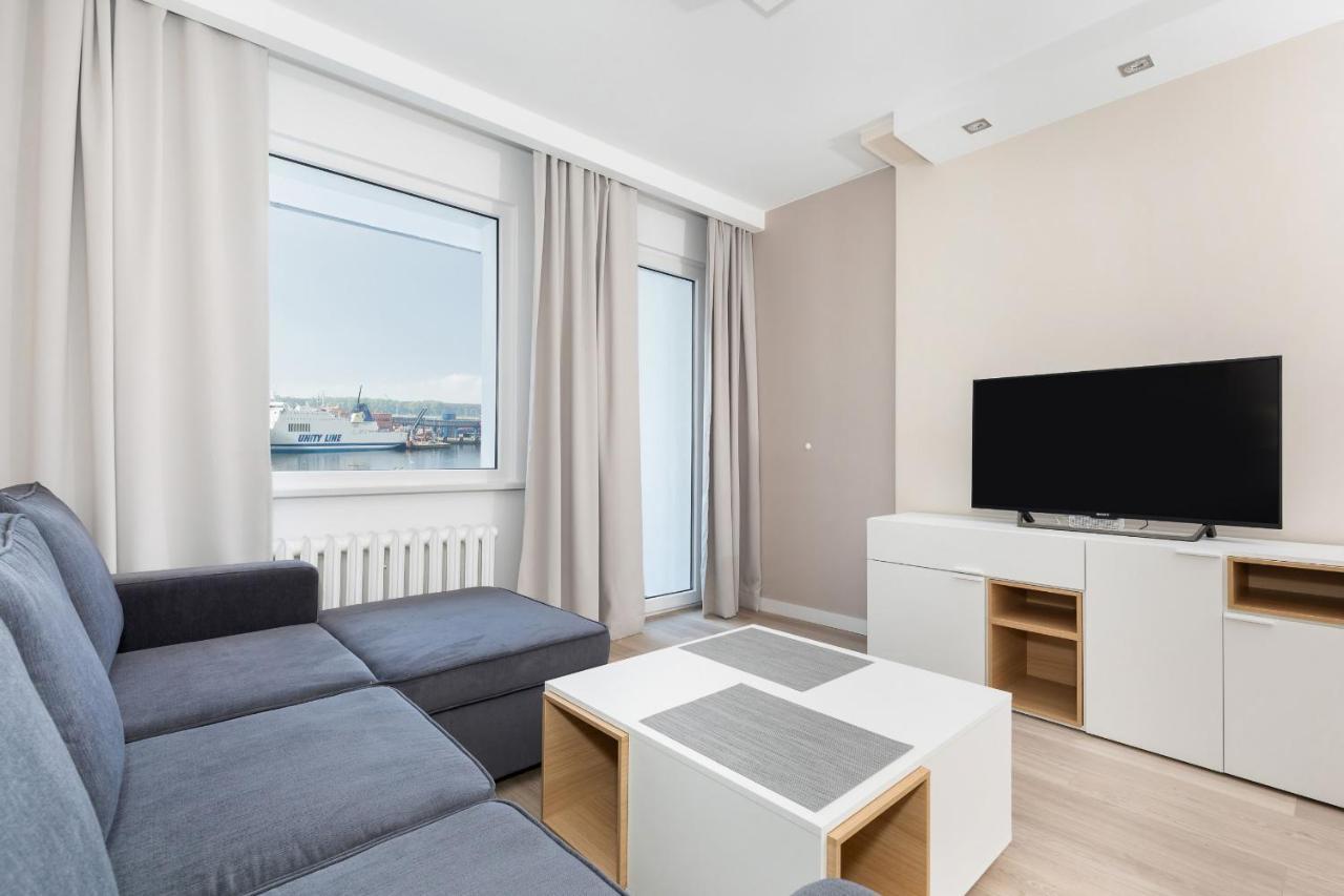 Apartament Z Widokiem Na Port Swinoujscie By Noclegi Renters Eksteriør bilde